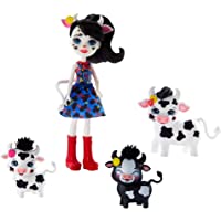 Los mejores  - Enchantimals Muñeca Cambrie y su mascota la vaca Ricotta (Mattel GJX44)